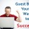 Get Sucess Through Guest blogging