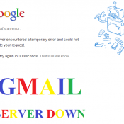 GMail Server Down – Error 502