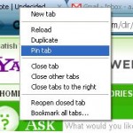 Pin Your Tabs In Google Chrome