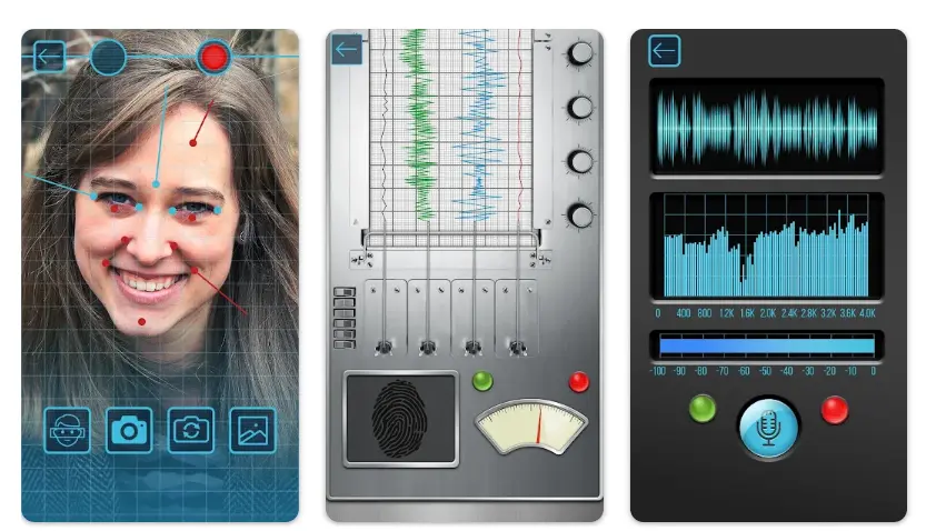 Lie detector simulator prank app