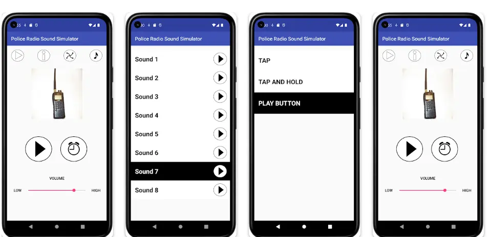 Police Radio sound simulator prank app
