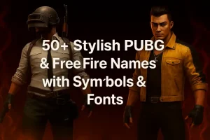 stylish-pubg free fire names