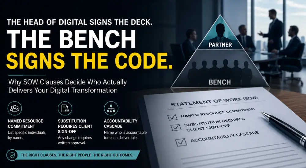 The bench signs the code