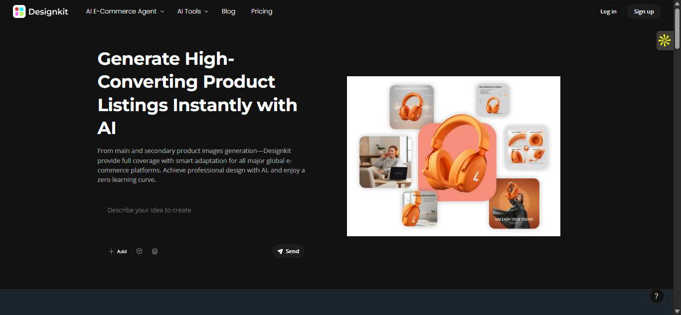 Designkit Product Listing Image Generator
