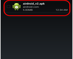set up AirDroid 2 beta for Android