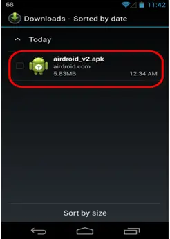 set up AirDroid 2 beta for Android