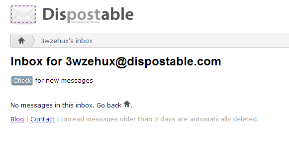 Dispotable - Temporary Email Address Generator