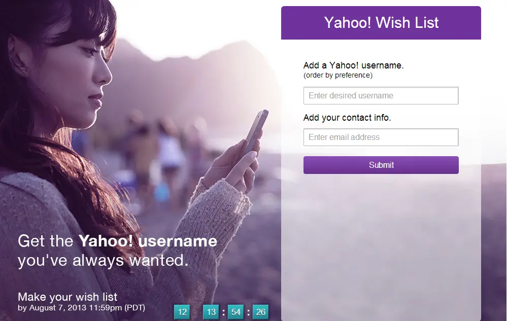 Yahoo Wishlist