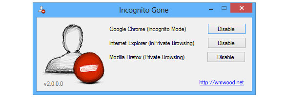 How to disable private browsing