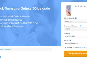 unlock samsung galaxy S6 by code