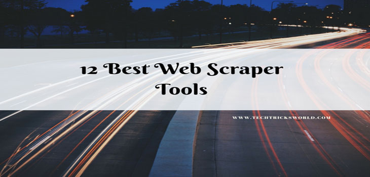 Web scrapping tools