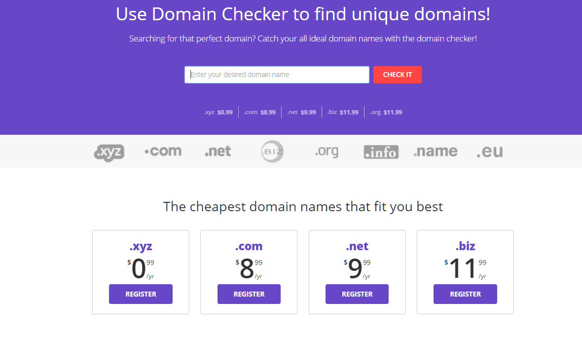 Hostinger cheap domain