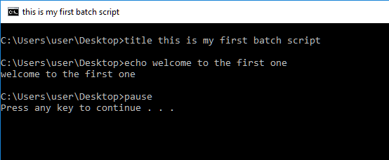 how to create a .bat file windows 10