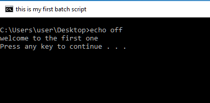 how to create a batch file in windows 10