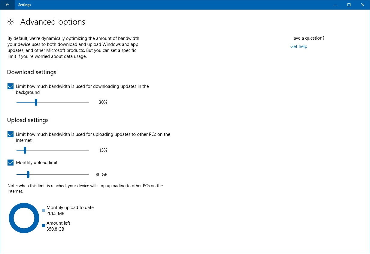 how to increase download speed windows 10