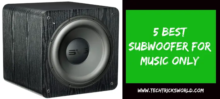 Best Subwoofer for Music Only
