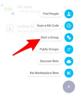 Can you search for someone on kik?