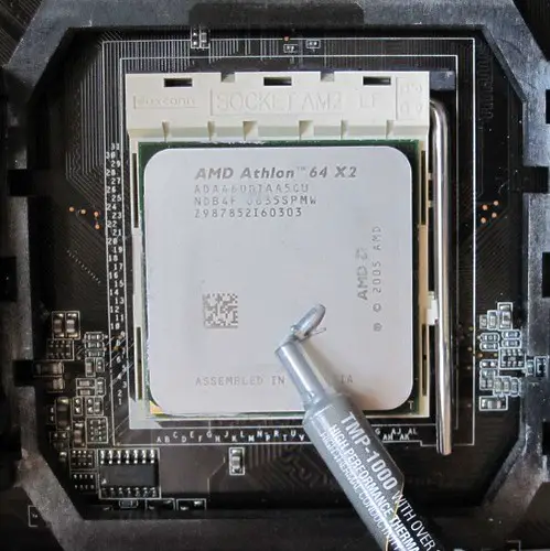 thermal paste on CPU