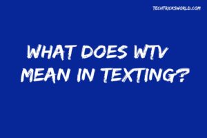 What Does WTV Mean in Texting