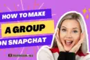 How to make a snapchat group