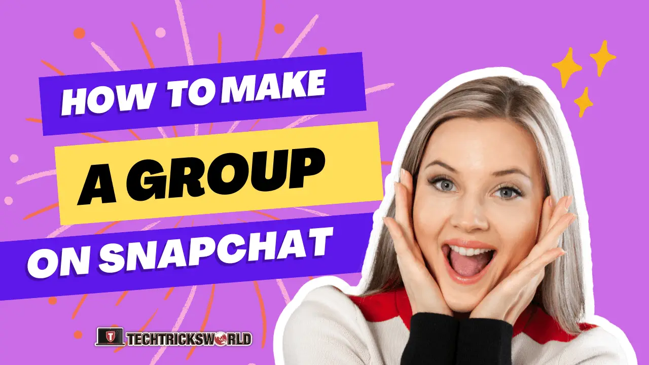 How to make a snapchat group