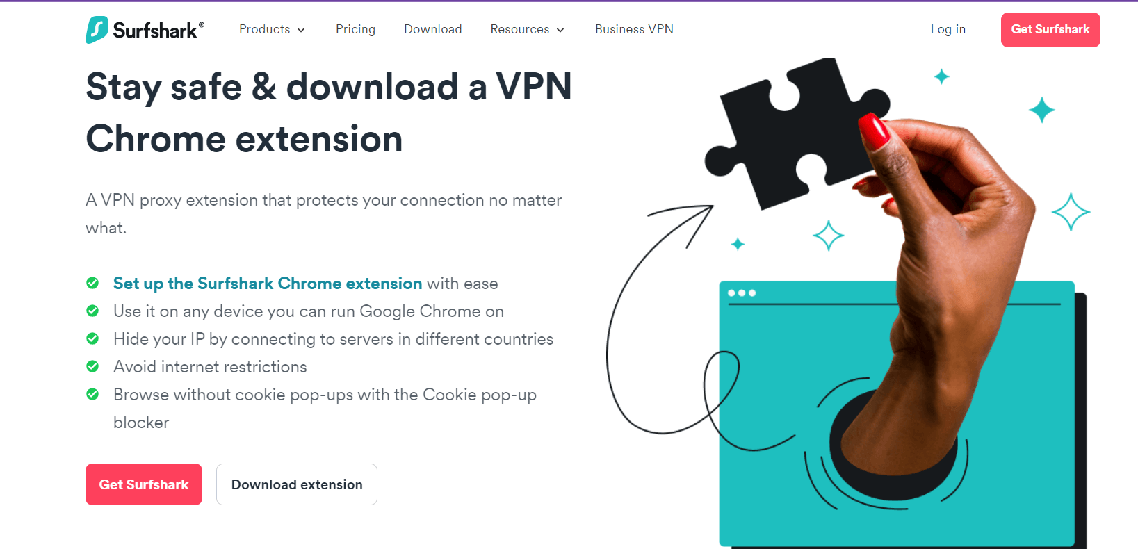 VPN Chrome extension