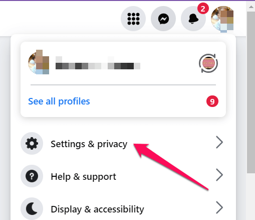 Facebook - Setting & Privacy