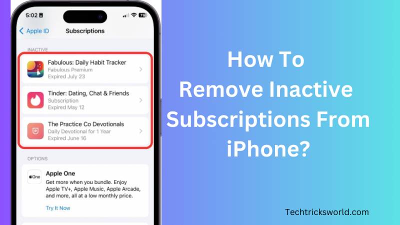 How To Remove Inactive Subscriptions From iPhone_