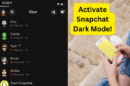 activate dark mode on snapchat