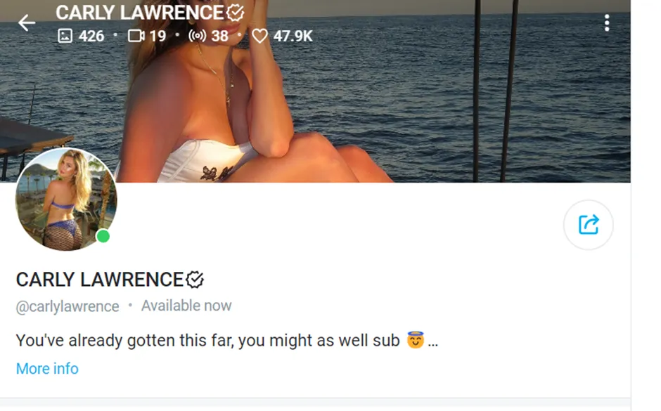 Carly Sutherland Lawrence Onlyfans