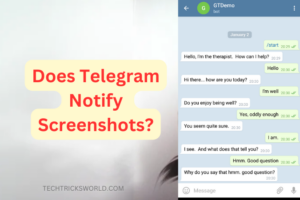 Does telegram notify screeshots