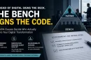 The bench signs the code