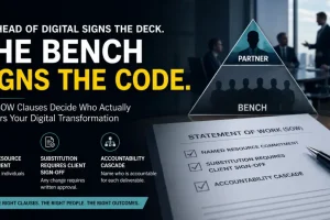 The bench signs the code